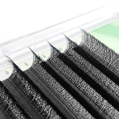 NATUHANA 3D 4D 5D W-Shape Eyelash Extension C D L LU(M) Curl Colorful Lashes High Quality Clover W Brown Shape Eyelash