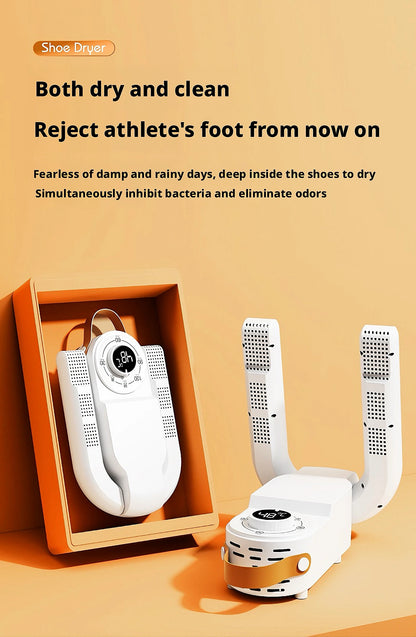 All-in-1 Smart Shoe Dryer Portable Automatic Fast Drying with Deodorization & Sterilization – Perfect for Home and Dorm Living