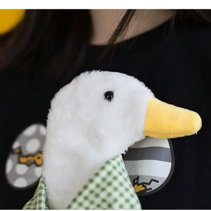 1 Pc Cute Simulation Duck Shoulder Bag Crossbody Plush Big Goose Backpack Purses and Handbags Crossbody Bags for Women