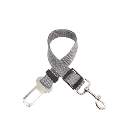 New Dog Car Belt Cat Car Seat Belt Pet Seat Vehicle Dog Harness Lead Clip Safety Lever Traction Dog Collars GXQ05