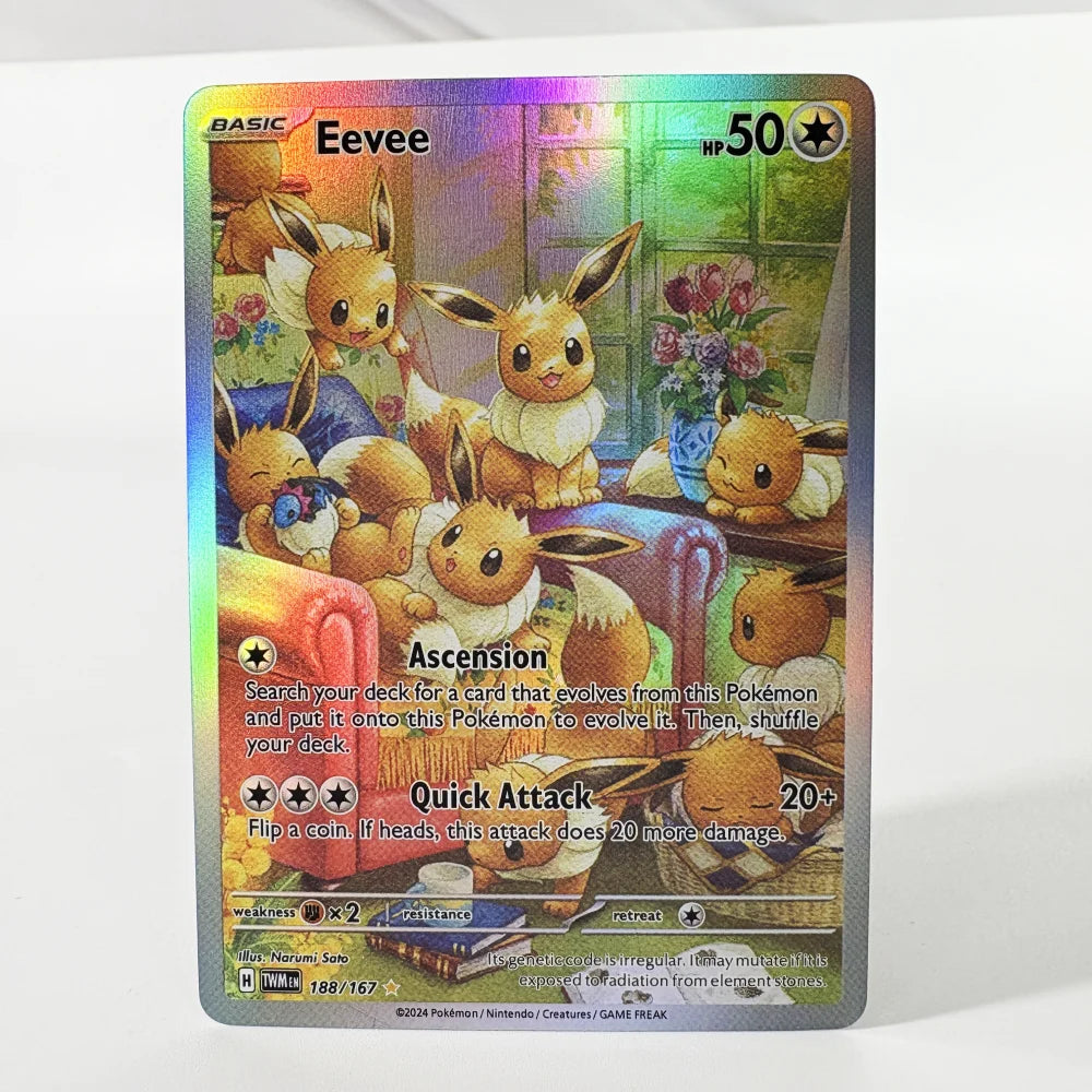 PKM Single Foil Cards Kieran Suicune Eevee$Snorlax Buddy-Buddy Poffin Eevee Classic Game Collection Cards PTCG Proxy Cards