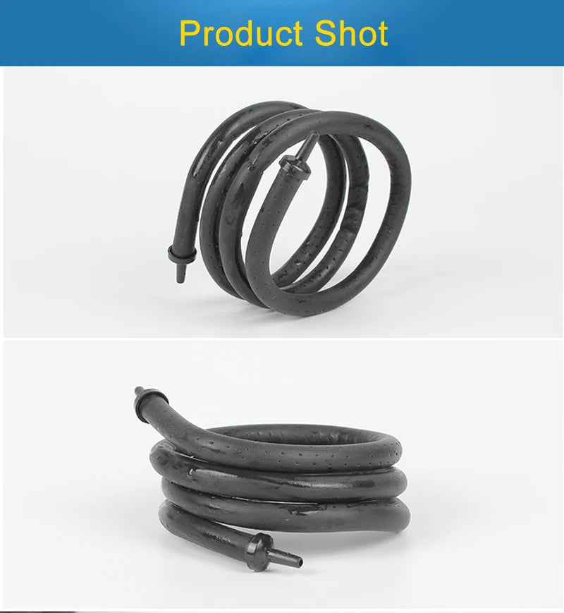 Aquarium Air Pump Oxygen Air Bubble Tube Aerator for Fish Tank Waterscape Bendable Air Stone Pipe Strip Diffuser Accessories