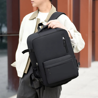 2-Piece 40×30×20cm 180 °   Full Opening Backpack Set, Large Carry-On with Tote Bag for Travel, Business, School & Daily Commuting