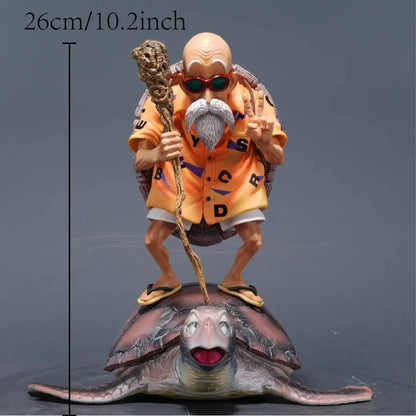 26cm 10.2 inch Anime Master Roshi Action Figures Pvc Statue Desktop Ornamen Collection Statue Model Decoration Room Desk Toys Ch