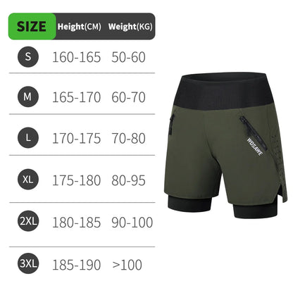 WOSAWE Bicycle Shorts Spring Summer Motocross Racing Shorts Downhill Mountain Bike short Pants Non-removable Cycling Underwear