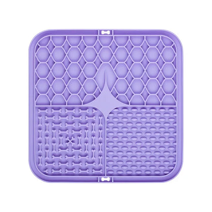 Pet Lick Silicone Mat Pet Slow Food Plate Dog Bathing Distraction Silicone Dog Sucker Food Training Dog Feeder Supplies for Dogs