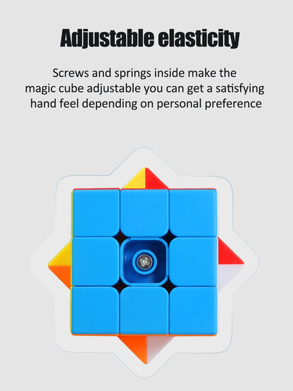 SENGSO Speed Cube 2X2 3x3 4X4 5X5 Cube Pyramid Problem-Solving Brain Teaser, Color-Matching Puzzle Educational Toy