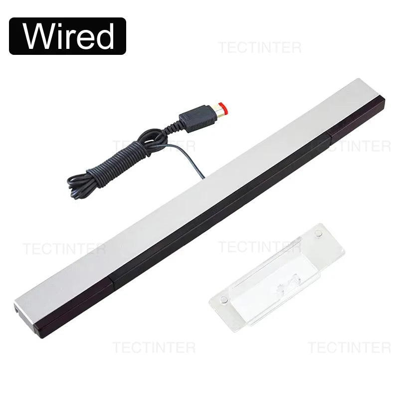 Wireless/Wired Sensor Remote Bar For Wii Receiver Sensor Bar For Nintendo Wii Infrared IR Signal Ray Sensor Receiver Bar
