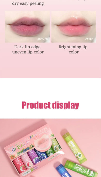 Pennyfun Fruit-Flavored Lip Balm Set: Ultra-Hydrating and Moisturizing Formula - Best-Selling Lip Treatment with a Variety