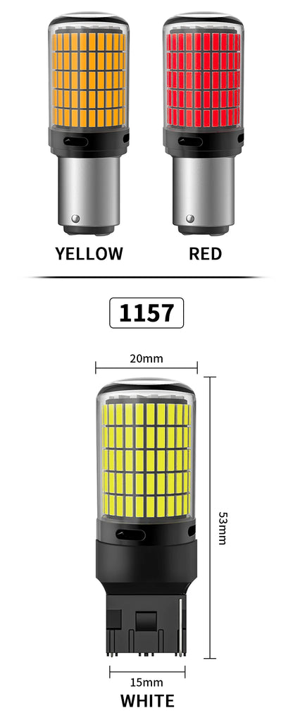 Oprah 2X High Power Car LED Light 1156 PY21W 1157 BAY15D P21/5W 150*4014 SMD Canbus Front/Rear Turn Signal Lamp 7440 7443 W21/5W