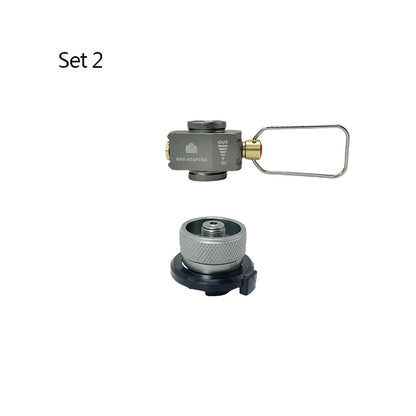 Camping Gas Tank Intercharge Conversion Valve Butane Adapter Gas Saver Plus Gas Convertor Shifter Refill Flat Tank Adapter