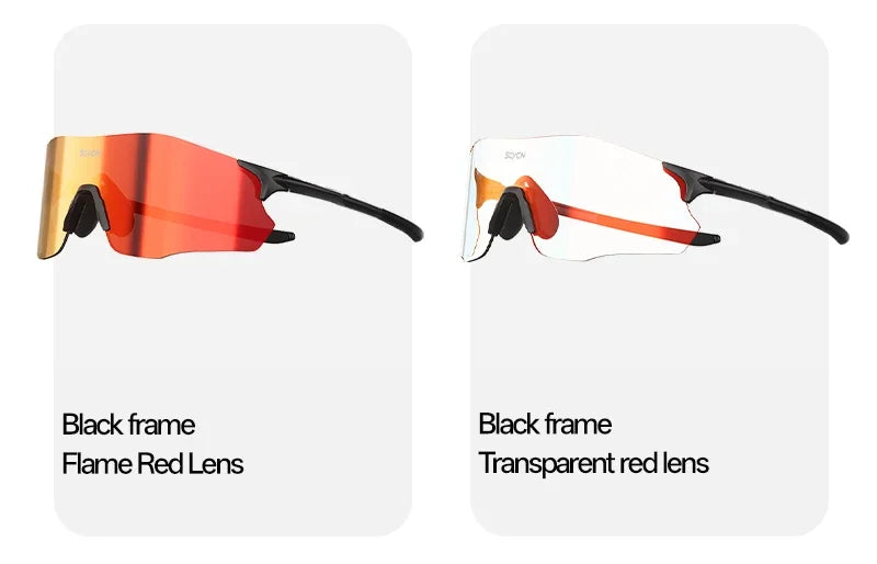 SCVCN Photochromic Cycling Glasses Man Bicycle Eyewear Cycling Running Women Bike UV400 Goggles Outdoor Sports Sunglasses