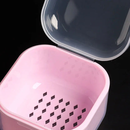 Portable Alcohol Disinfection Filter Cleaning Box Nail Art Drill Bits Grinding Head Disinfection Box Manicure Sterilization Tool