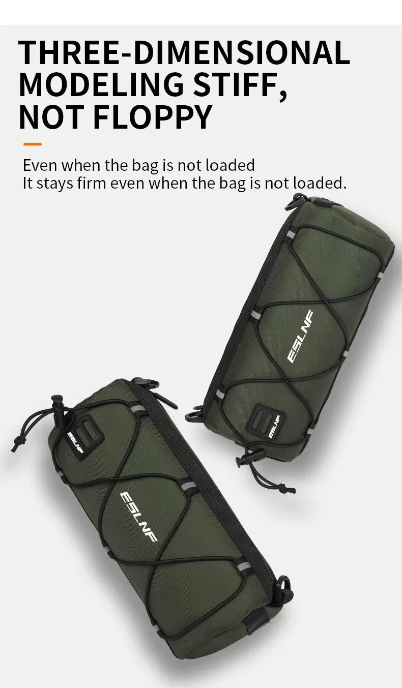 Waterproof Road Bicycle Handlebar Bag Multifunctional MTB Front Tube Bag Portable Frame Pannier Outdoor Shoulder bag