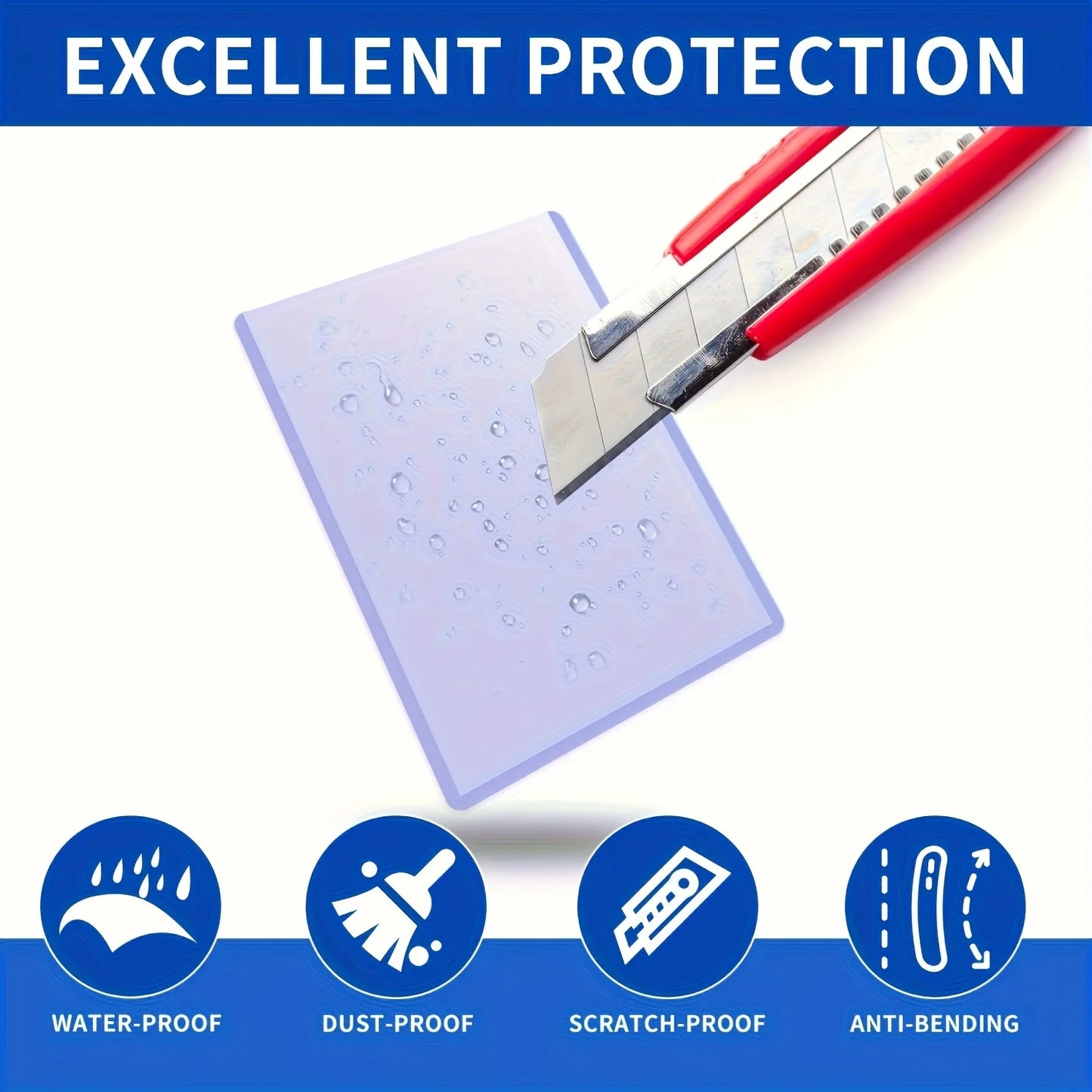 25/50/100 count top loaders for cards, 3"x4" Baseball card sleeve Hard plastic card protector for game trading cards,sports card