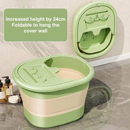 1Pcs Foot Bath Basin Portable Foot Soak Foot Tub Foldable Home Foot Bath Bucket Massage Foot Wash Leisure Health Bucket