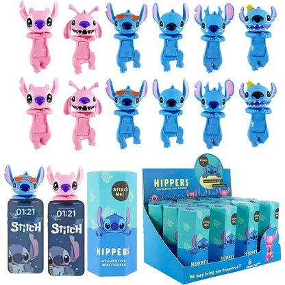 New STITCH Surprise Angel Blind Box Party Angel Mysterious Blind Box Cute Anime Figures Christmas Gifts Model Doll Kids Toys