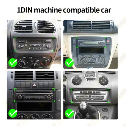 6.5 Inch 1Din IPS Screen Wireless Carplay Android Auto Airplay Car Radio MP5 Player Stereo Bluetooth FM Type-C PD3.0 Fast Charge
