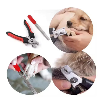 Stainless Steel Pet Nail Clippers Multifunctional Dog Cat Claw Cutter Grooming Tool For All Breed Dog Cat Pet Grooming Accessori