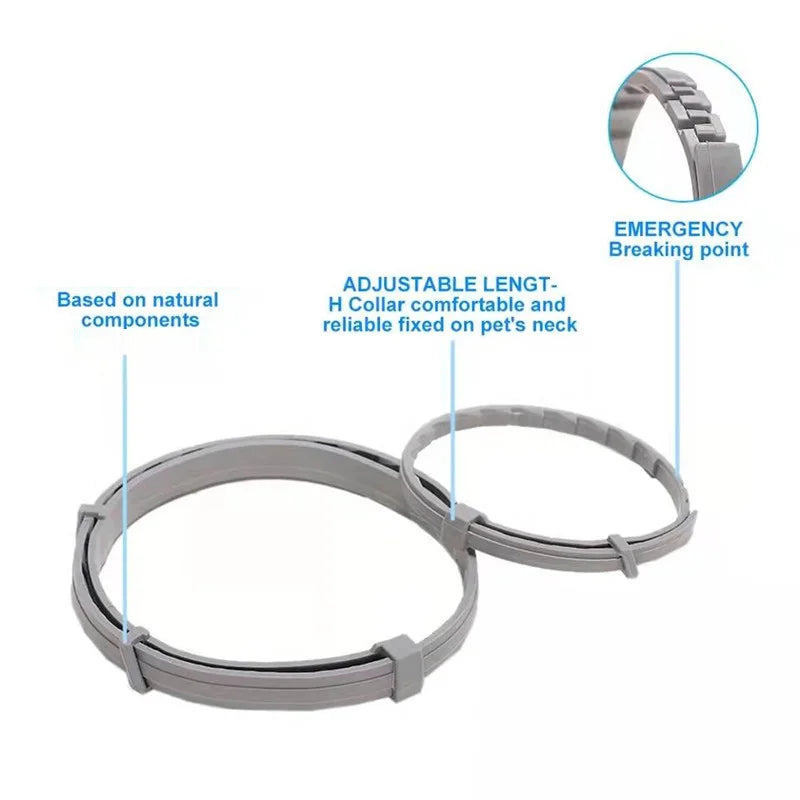 News 38/70CM Cats Dogs Calming Pheromone Collars, Pets Comfortable Adjustable Collar for Puppy Kitten Large Dog Accessories