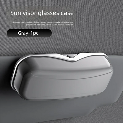 Multifunctional Car Sun Visor Glasses Holder, Portable Eyeglass Storage Box