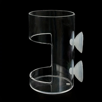 Non-Slip Aquarium Feeder Ring - Essential Fish Feeding Supplies, Floating Food Feeder Square/Round for Fish Tank