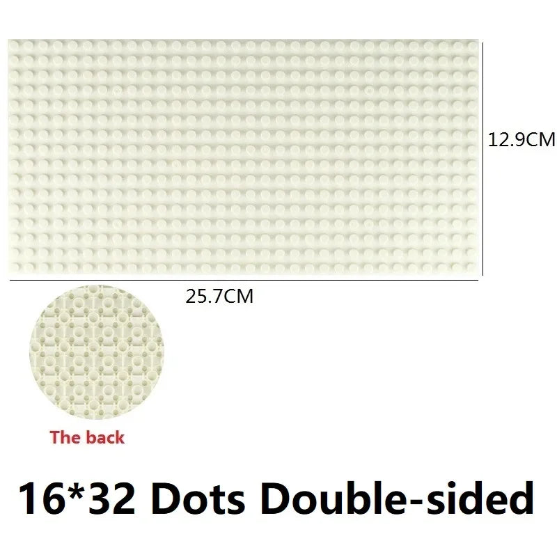 Single Double Sided Classic Base Plates Blocks Plates  32x32 16x16 16x32 Dots DIY Simulated scene Building block base Toy