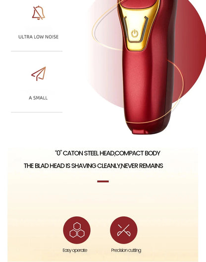 Hair Trimmer Mini Portable Electric Hair Clipper Rechargeable Small Hair Clipper Bald Head Hair Trimmer Barber Haircut Shaver
