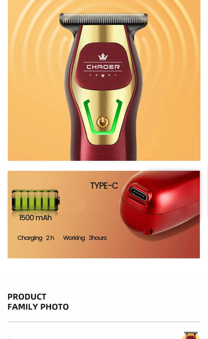 Hair Trimmer Mini Portable Electric Hair Clipper Rechargeable Small Hair Clipper Bald Head Hair Trimmer Barber Haircut Shaver