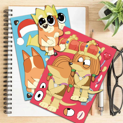 8PCS Cartoon Cute Bruy Creative Collage Classic Children's Stickers Scrapbook Phone Case Notebook Guitar Decorative Stickers