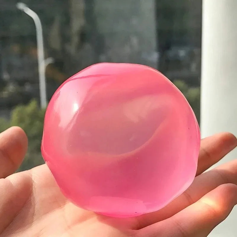 Moldable Squishy Pearl Coconut Oil Squeeze Toy Moldable Stress Ball Squishy Toy Slow Rising Decompression Sensory Toy for Adult