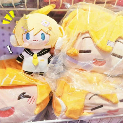 Hatsune Miku Plush Toys Keychain Kagamine Len Rin Backpack Anime Peripheral Cute Stuffed Doll Bags Decoration Girl Birthday Gift
