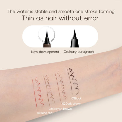 Smooth Very Fine Eyeliner Pen Longacting Quickdrying Waterproof Eyeliner Pen Suitable For Beginners Girls Holiday Gifts