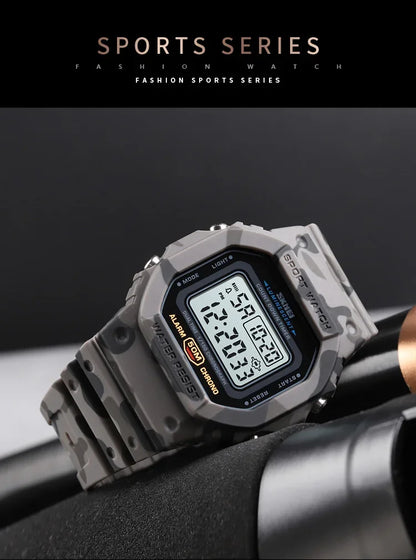 SKMEI 1628 Luxury Digital Men Watches Sports Waterproof Electronic Mens Wristwatches Military Back Light Clock 1988 Reloj Hombre