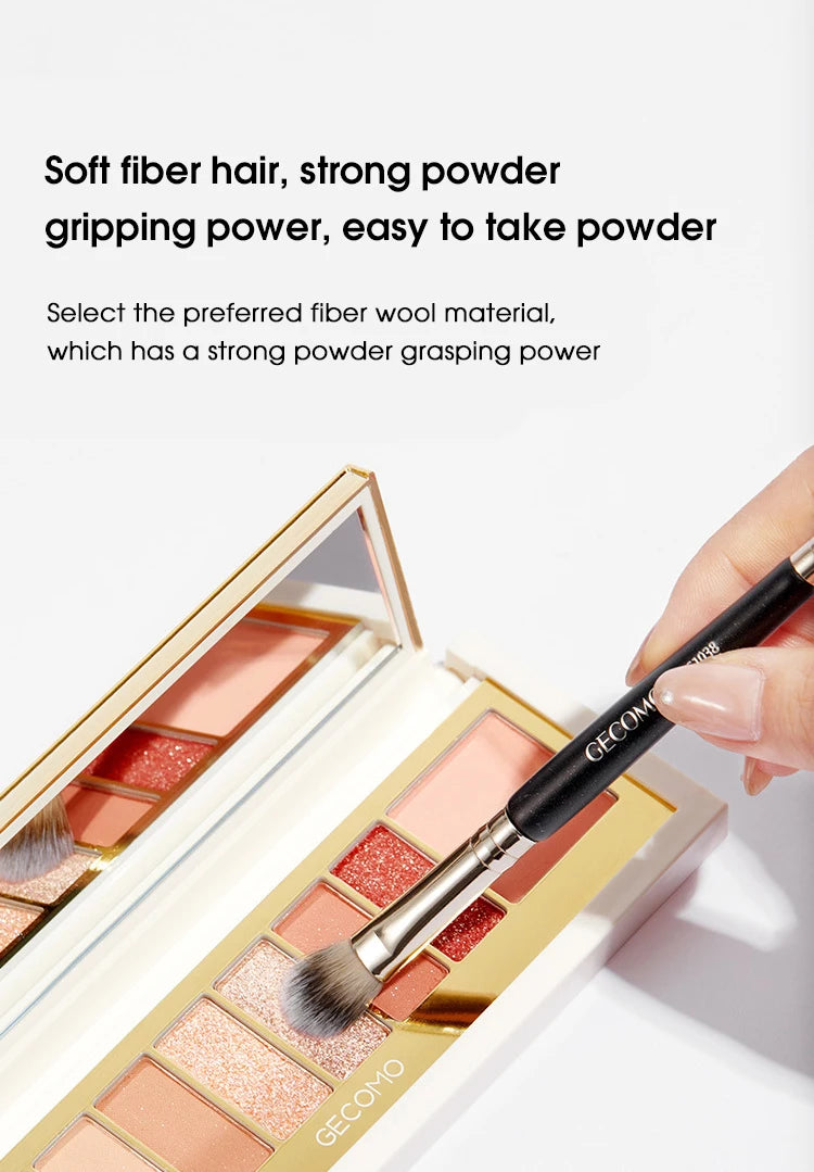 Double-headed painting eyeshadow brush novice makeup brush soft hair does not eat powder natural dizzy dye easy makeup