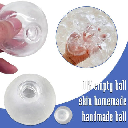 DIY Empty Ball Shell For Handmade Toy - Creative DIY Stress Relief Ball Kit Soft Slow Rebound Design Fidget Toy