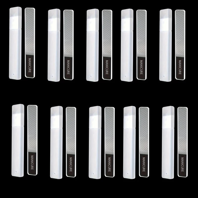 Nano Glass Nail File Transparent Crystal Nail Polish Rubbing Strip Polishing And Shining Nail Enhancement Tool