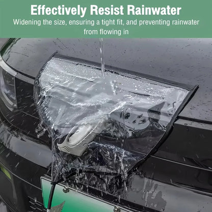 Waterproof Dustproof EV Charging Port Cover, Universal Fit for All Tesla/Nissan/Ford EV & PHEV, Anti-Snow Rain Ice Protection