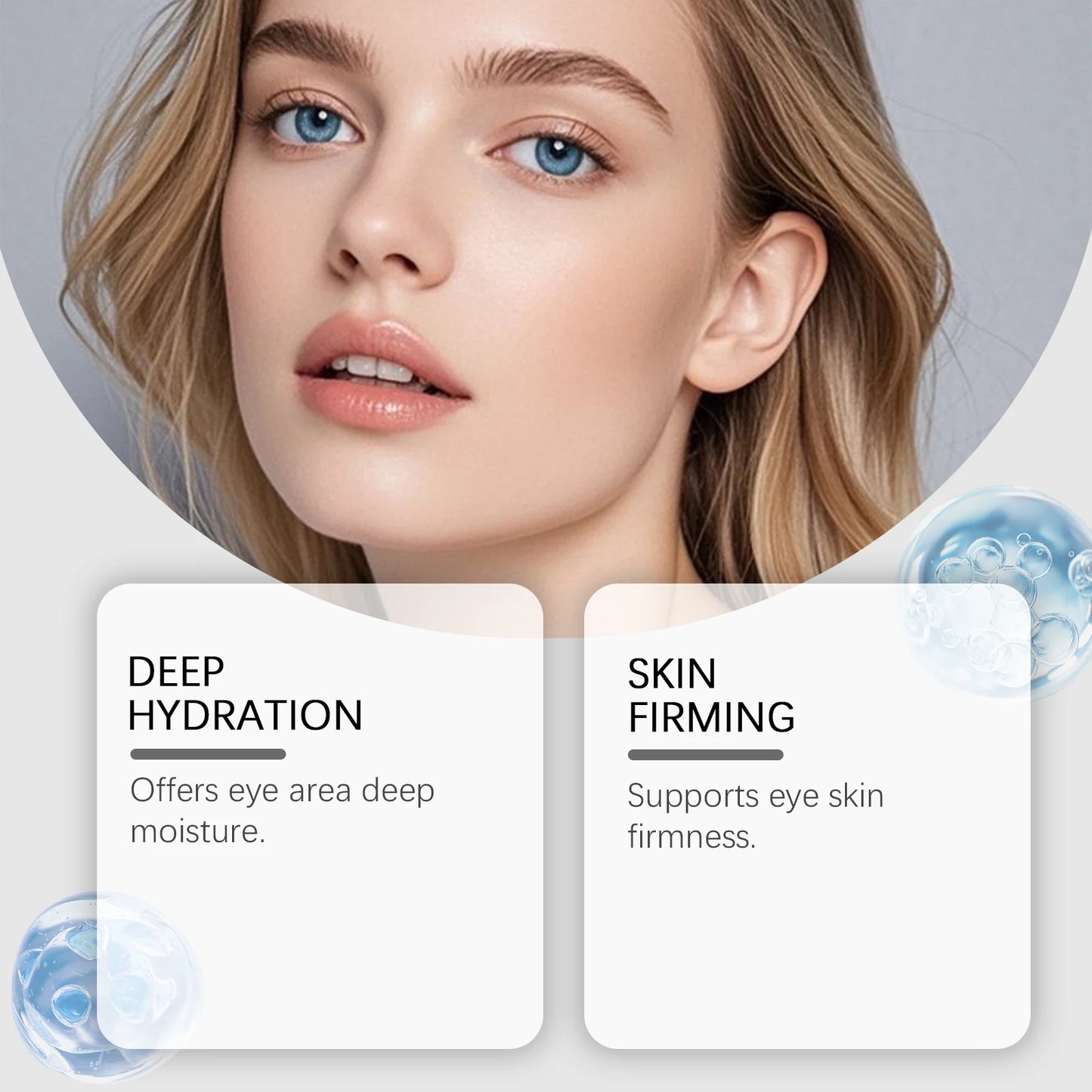 Temporary Tighten Eye Cream for Removal Eye Bags Anti Puffiness Dark Circles Removal Firming Increase Elasticity Massage EyeCare