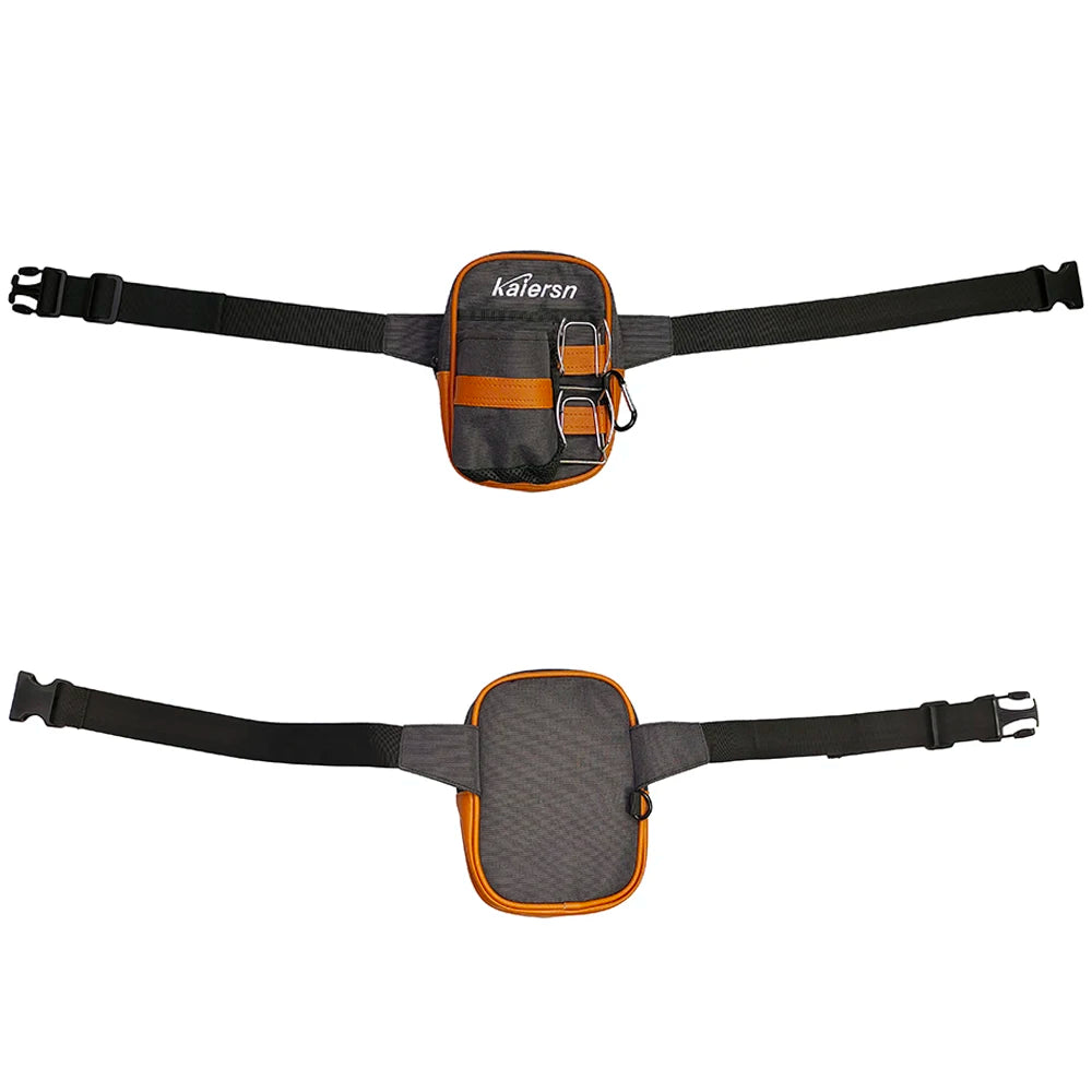 Park Golf Bag Golf Ball Pocket With 2Pcs Ball Clamp Golf Accessory Bag