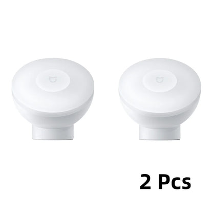 Original Mijia Night Light 2 Smart Motion Sensor, Dimmable Brightness Auto Light Sensing Bedside Lamp for Bedroom Kids Adults