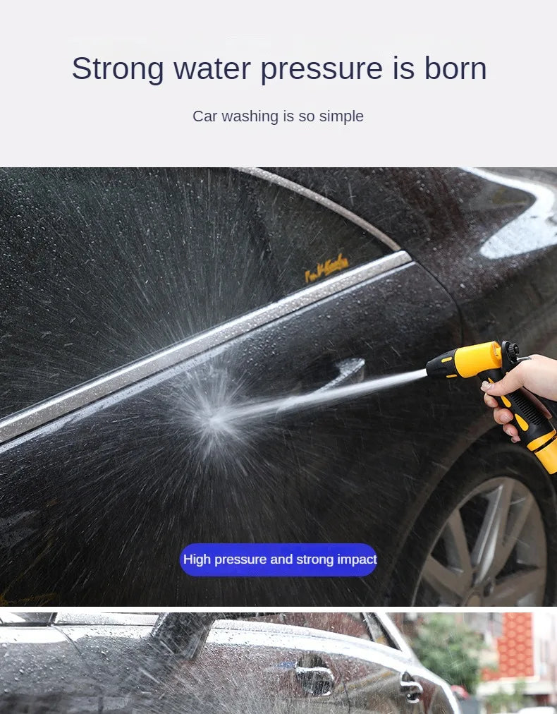 Telescopic Water Pipe with High-pressure Nozzle Car Washing Tool Set Extension Hose Water Hose for Pressure Cleaner