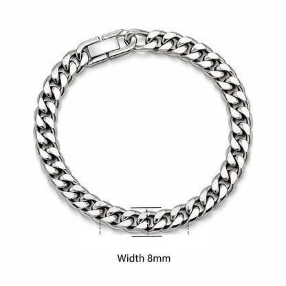 Stainless Steel Braided Double Row Front and Rear Fish Scale Alloy Magnetic Buckle Bracelet with Keel Jewelry New Model
