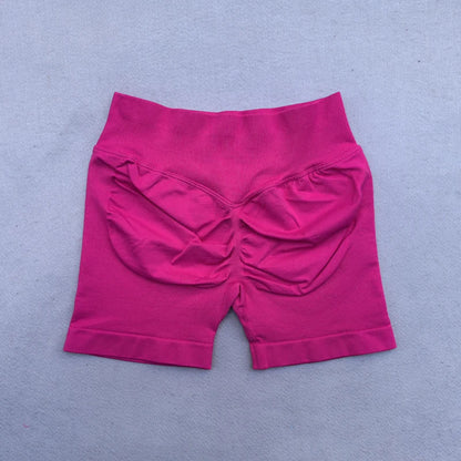 Shorts Women Seamless Yoga Shorts Scrunch Bum Gym Shorts Workout Low Waist Short Leggings Booty Stretch Running Shorts