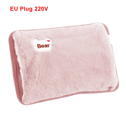 Electric Hot Water Bag Winter Portable Soft Electric Hand Warmer Rechargeable Reusable Explosion-Proof Warming Hand Pillow