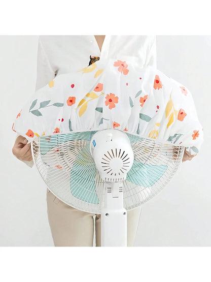 2-Pack Fan Dust Cover, Universal Full Cover Round Standing Fan Protector, Suitable for Schools, Offices, Homes, Travel, Storage