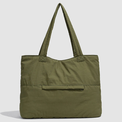 Women's Fashion Shoulder Bag Class Large Capacity Student Tote Bag New Canvas Commuter Handbag Carrying Bags cabas eco bag