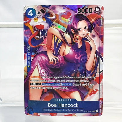 Anime One Piece OPCG Card English Version Shanks/Monkey.D. Luffy/Portgas.D. Ace Game Anime Collection Proxy Cards