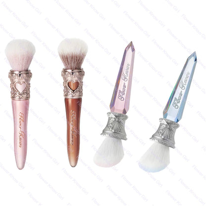 Flower Knows The Sweetie Bear Rounded Blush Brush  Loose Powder makeup Brushes