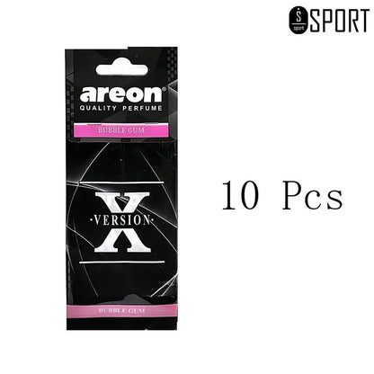 3-60Pcs X Version Car Air Refresher Car Suspension Decoration Home Bathroom Refresher Natural perfume Car Interior Hanging Paper